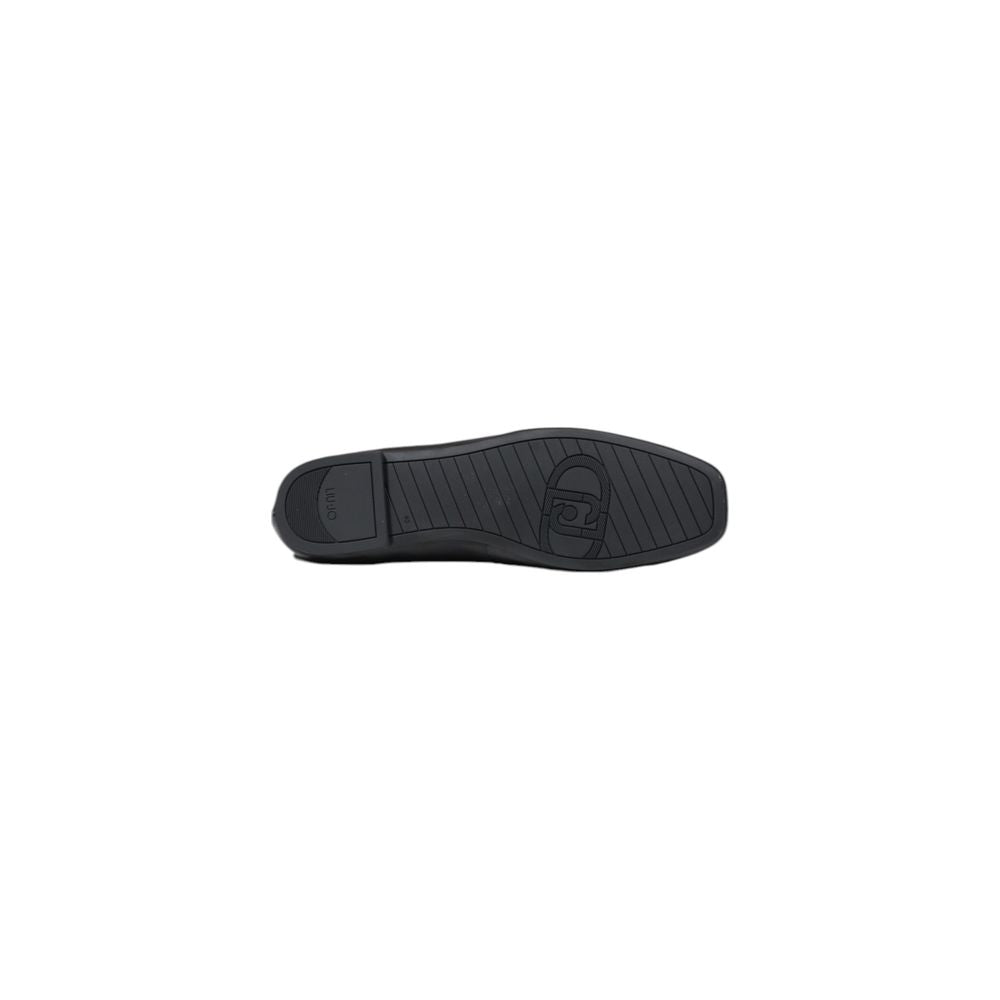 Liu Jo Black Leather Flat Shoe