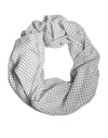 Dolce & Gabbana White Polka Dots Polyester Wrap Shawl Scarf