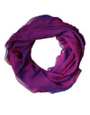 Dolce & Gabbana Purple Silk Rectangle Wrap Shawl Scarf