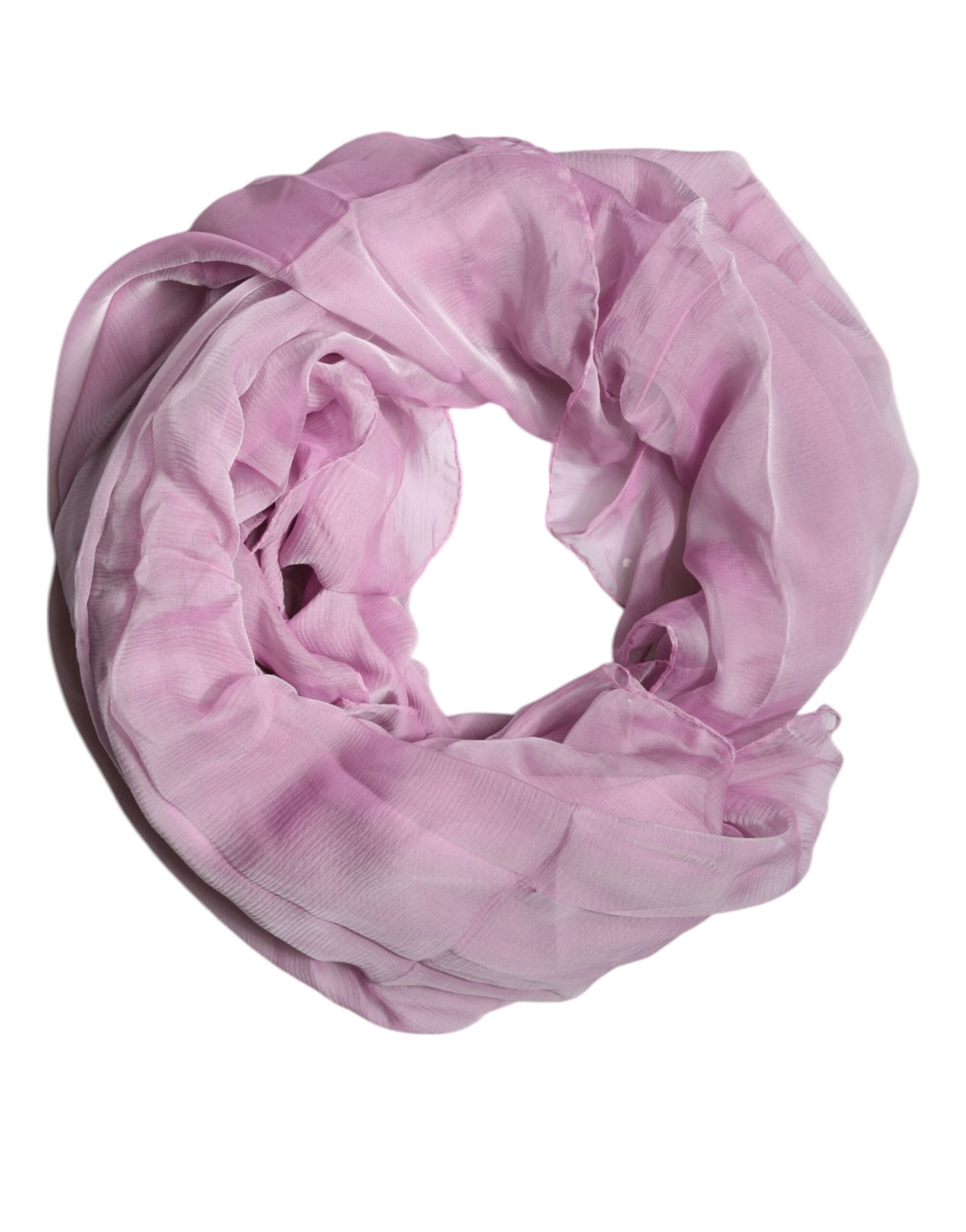 Dolce & Gabbana Pink Silk Rectangle Women Wrap Shawl Scarf