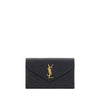 Saint Laurent Black Calf Leather Bos Taurus Shoulder Bag