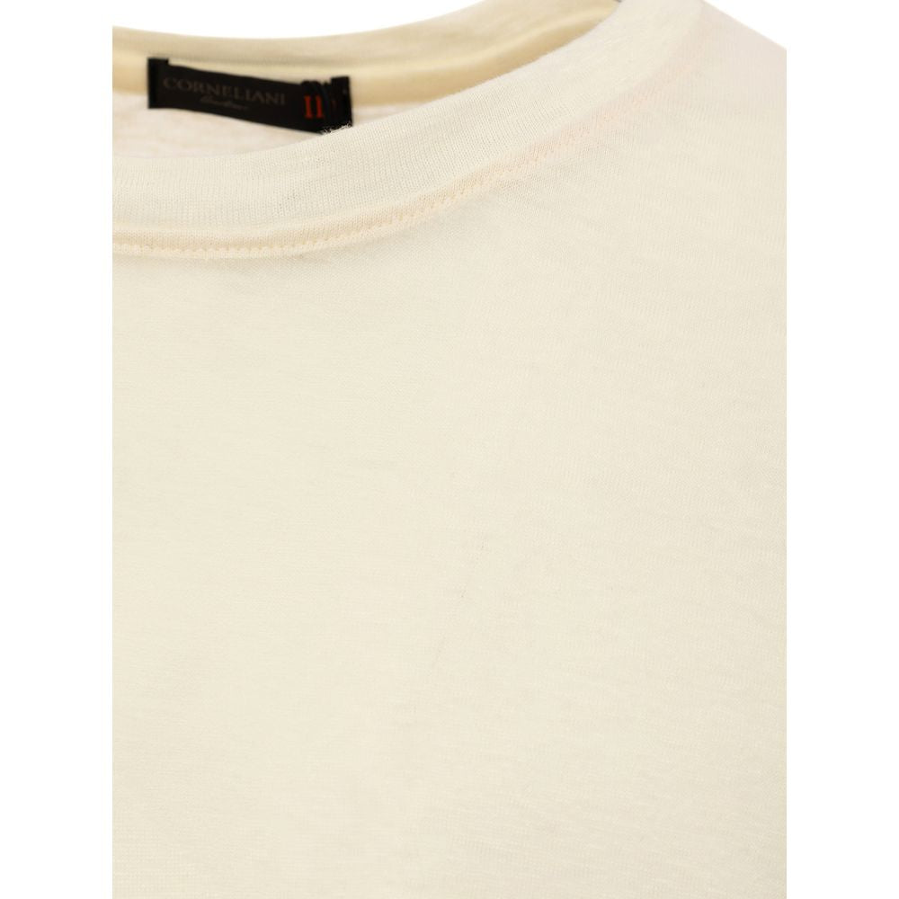 Tricou Corneliani galben din in