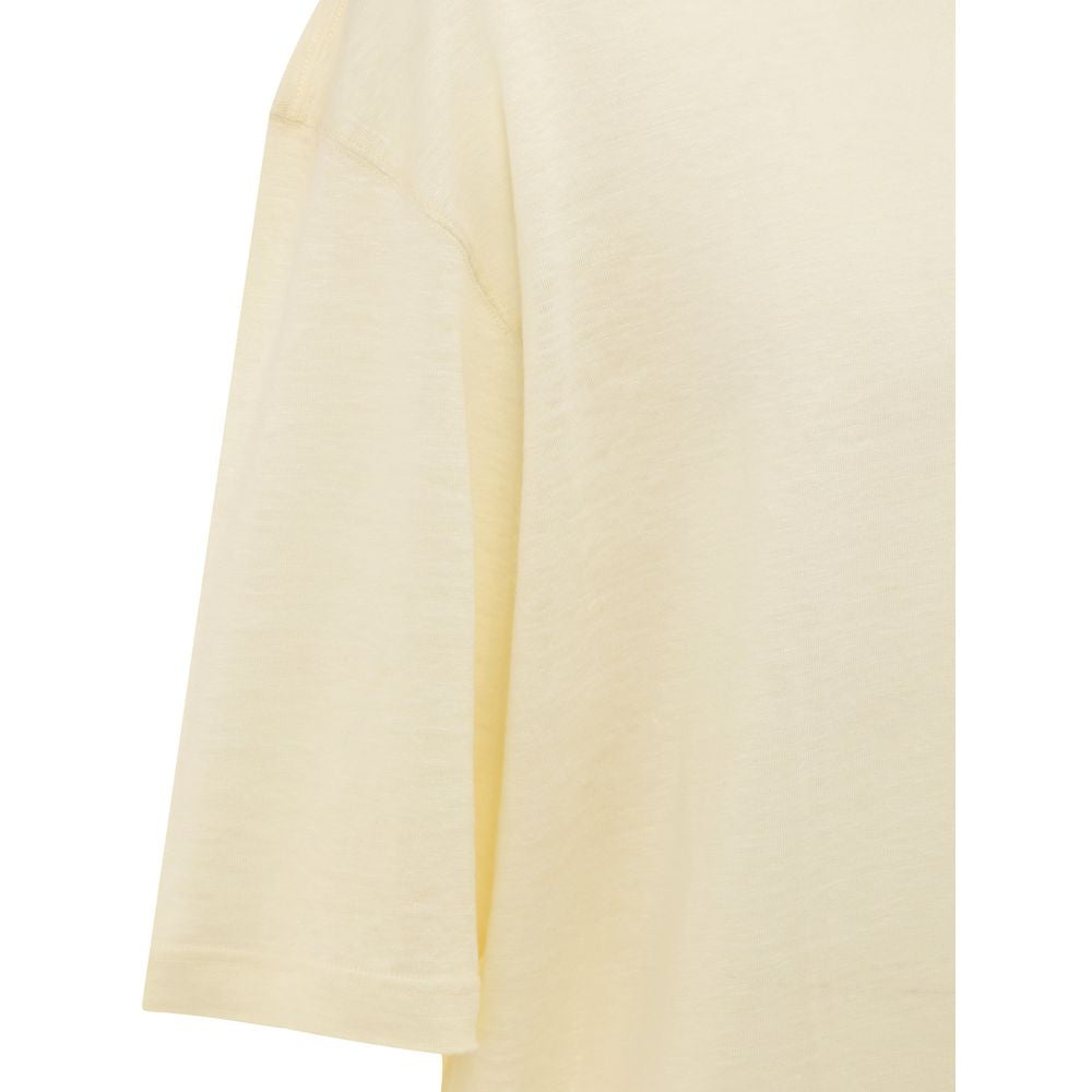 Tricou Corneliani galben din in