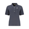 K-WAY Blue Cotton Women Polo Shirt