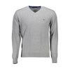 Harmont & Blaine Gray Wool Men Sweater