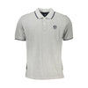North Sails Gray Cotton Men Polo Shirt