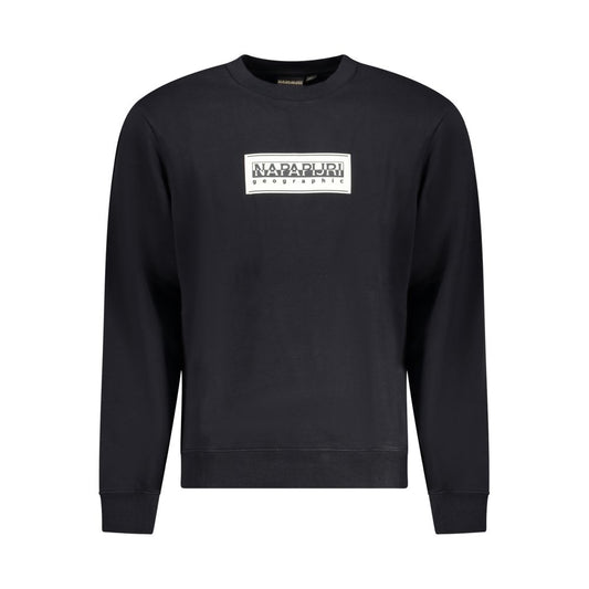 Napapijri Black Cotton Men Sweater