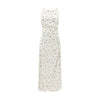 Ganni Satin floral long Dress