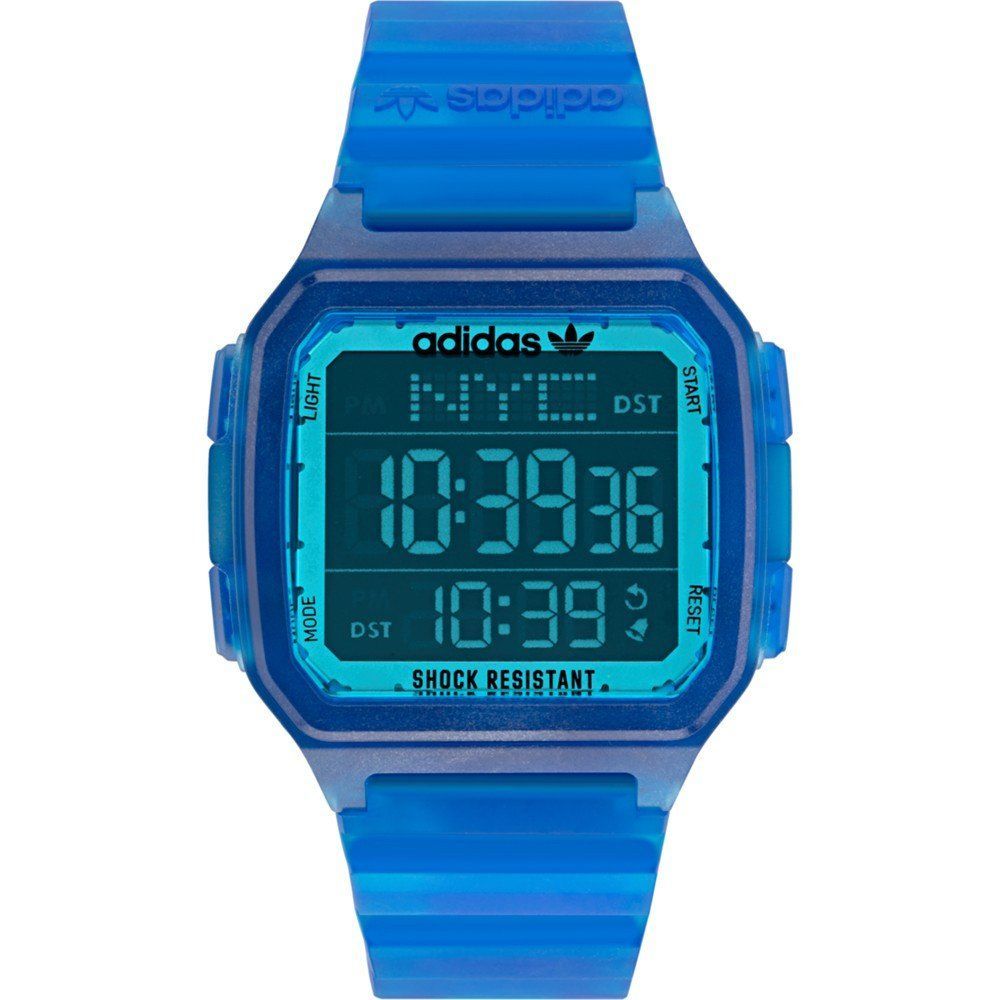 Adidas Blue Synthetic Sport Watch