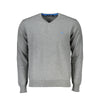 Harmont & Blaine Gray Cotton Men Sweater