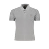Napapijri Gray Cotton Men Polo Shirt