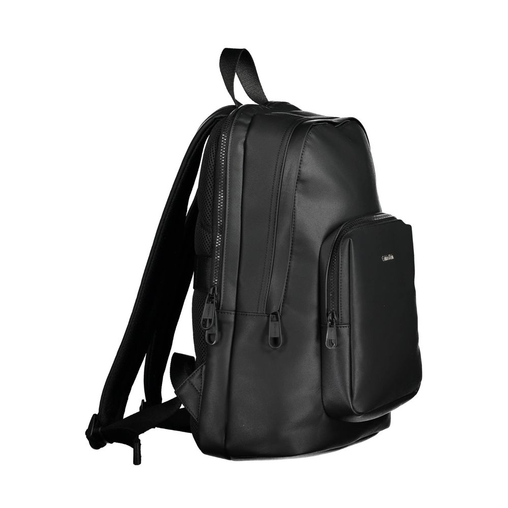 Rucsac Calvin Klein negru din poliester pentru bărbați