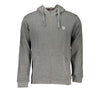Sergio Tacchini Gray Cotton Men Hooded Sweater