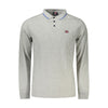 Norway 1963 Gray Cotton Men Polo Shirt