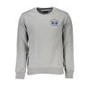 La Martina Gray Cotton Men Sweater