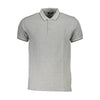 Cavalli Class Gray Cotton Men Polo Shirt