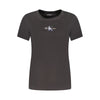 Calvin Klein Black Cotton Women T-Shirt