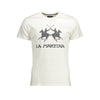 La Martina White Cotton Men T-Shirt