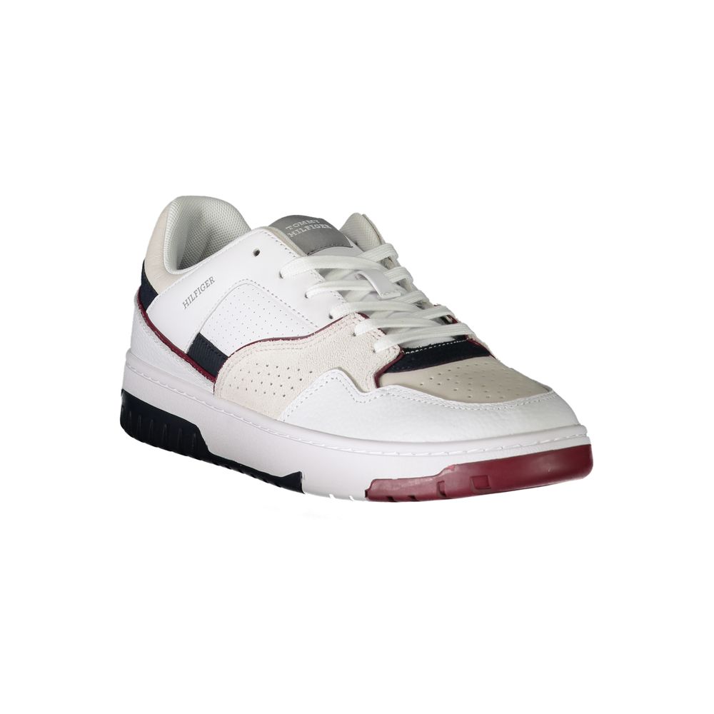 Pantofi sport Tommy Hilfiger din polietilenă albă pentru bărbați