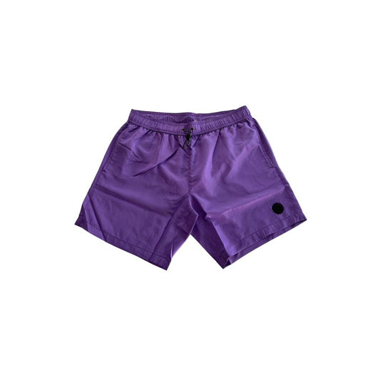 Trussardi Beachwear Purple Polyester Men Swim Short