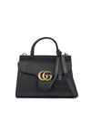 Geantă Gucci din piele neagră GG Marmont