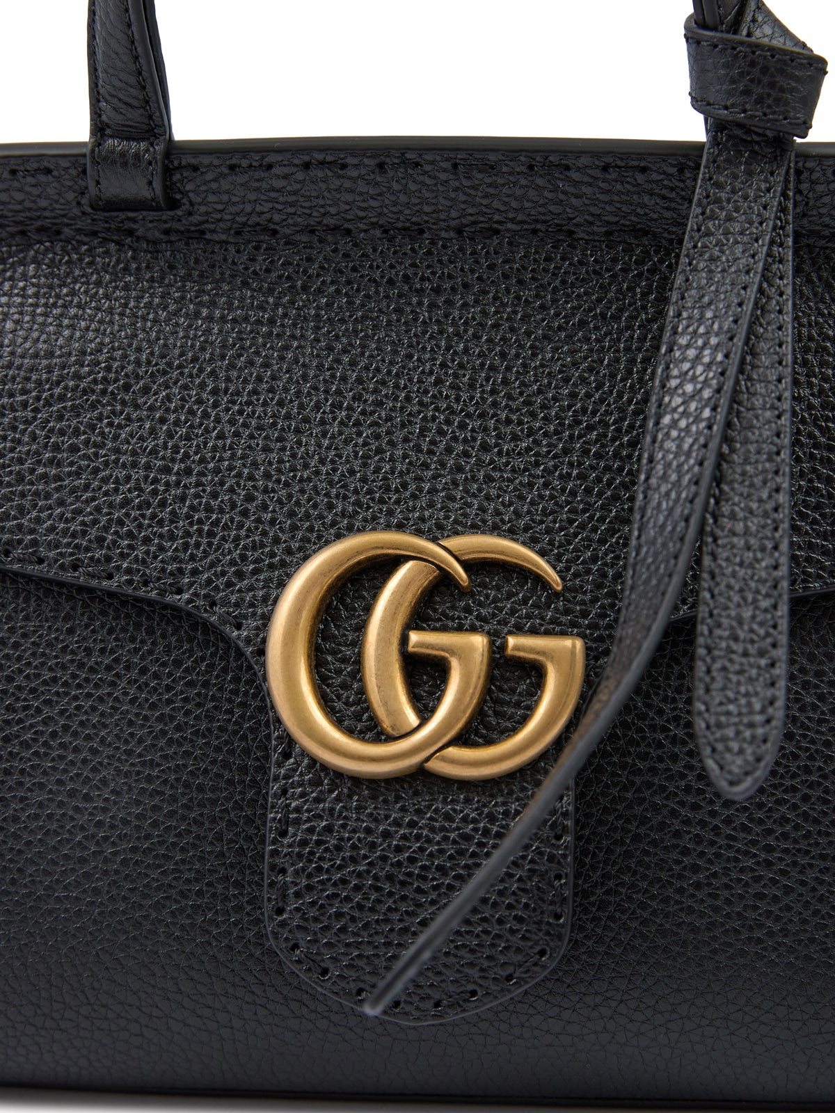 Geantă Gucci din piele neagră GG Marmont