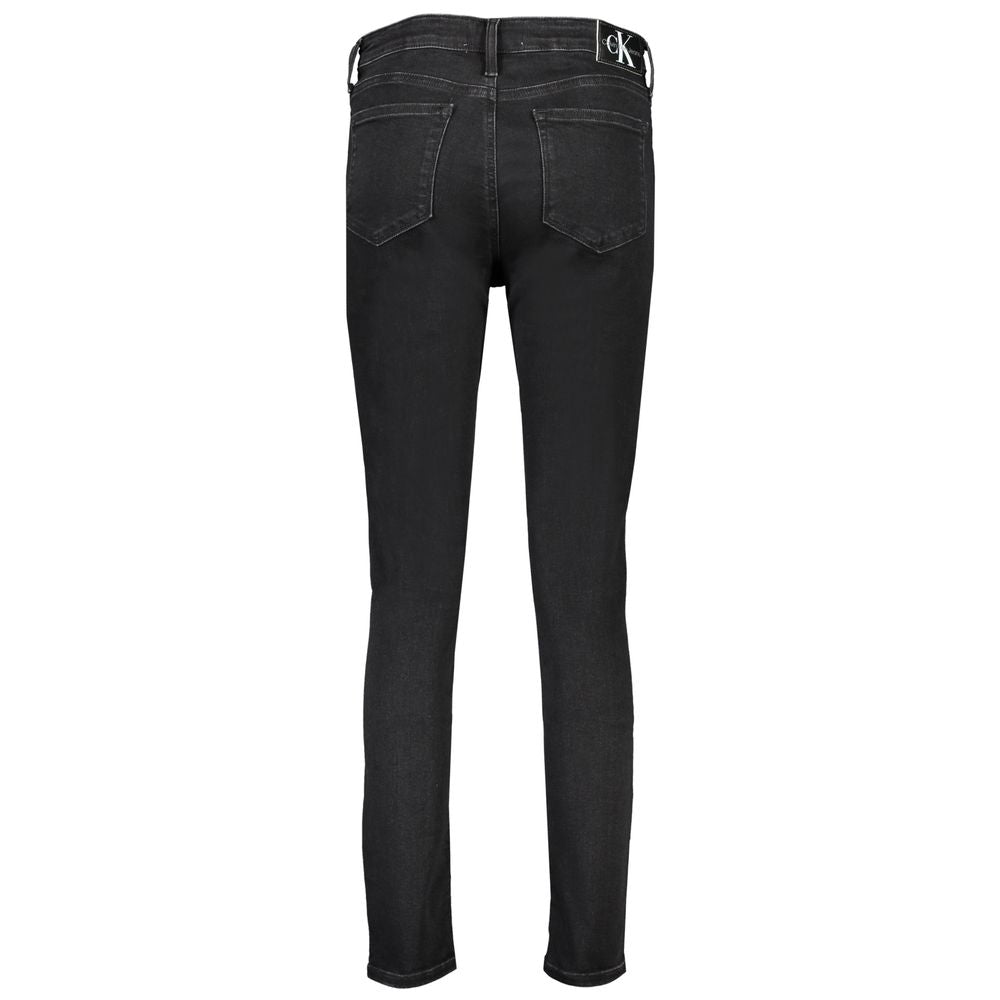 Calvin Klein Black Cotton Jeans Denim