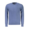 North Sails Blue Cotton Men Sweater
