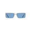 Calvin Klein Blue Metal Women Sunglass