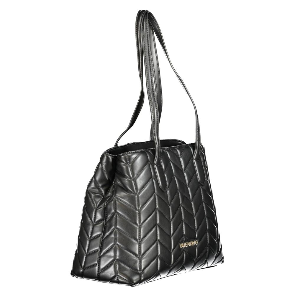 Mario Valentino Black Polyethylene Women Handbag