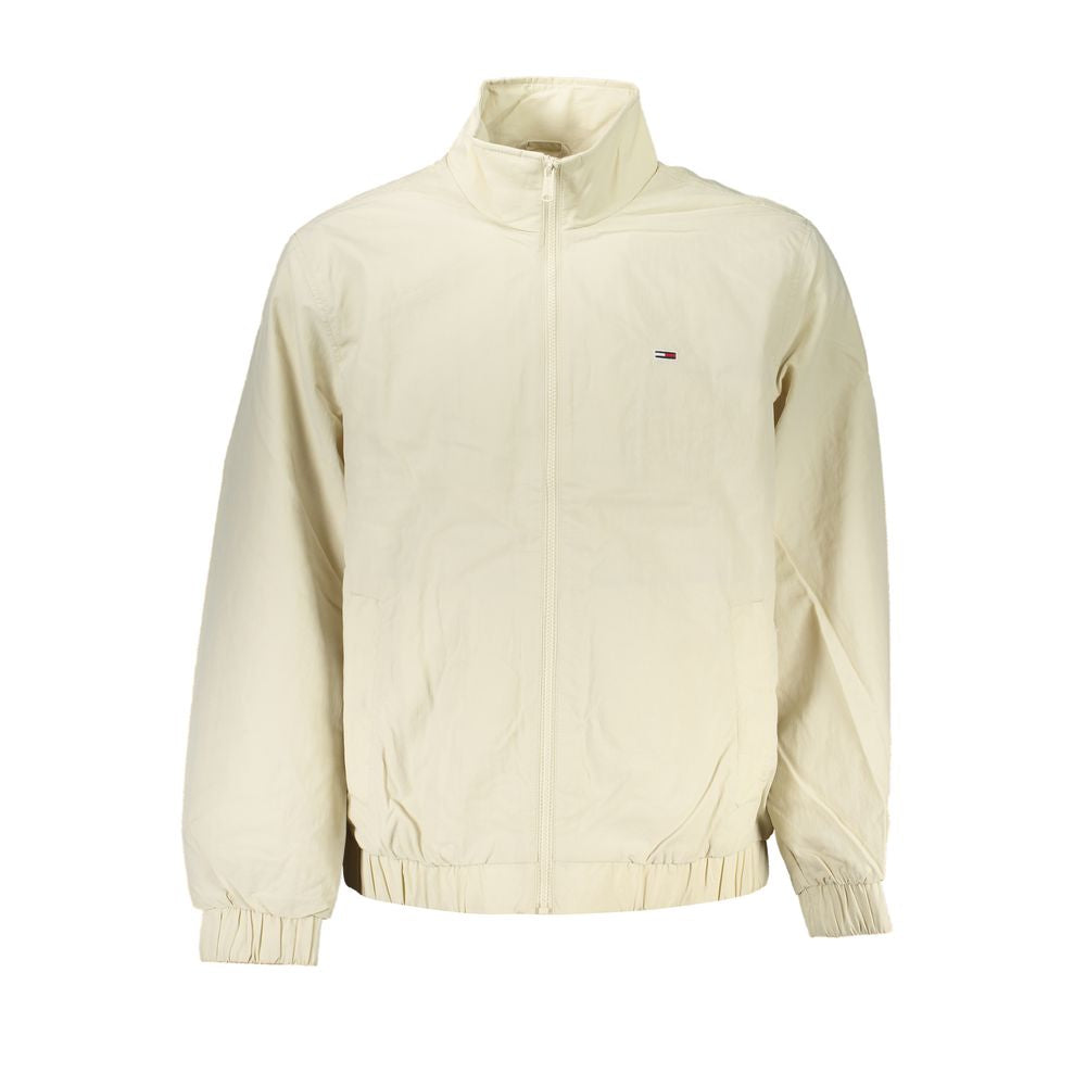 Geacă Tommy Hilfiger bej din poliamidă pentru bărbați