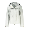 K-WAY Gray Linen Women Jacket