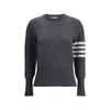 Thom Browne Gray Fleece Wool Sweatshirt