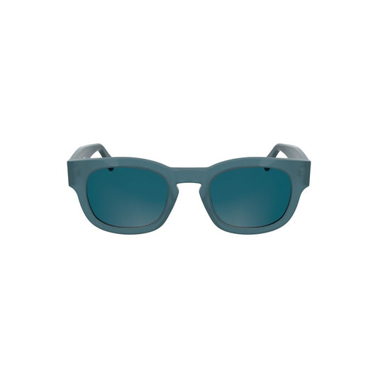 Calvin Klein Blue Acetate Women Sunglass