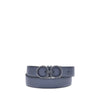 Ferragamo Blue Calf Leather Bos Taurus Regular Belt
