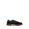 Fendi Multicolor Calf Leather Bos Taurus Low Top Sneakers