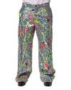 Pantaloni Dolce & Gabbana cu paiete multicolore