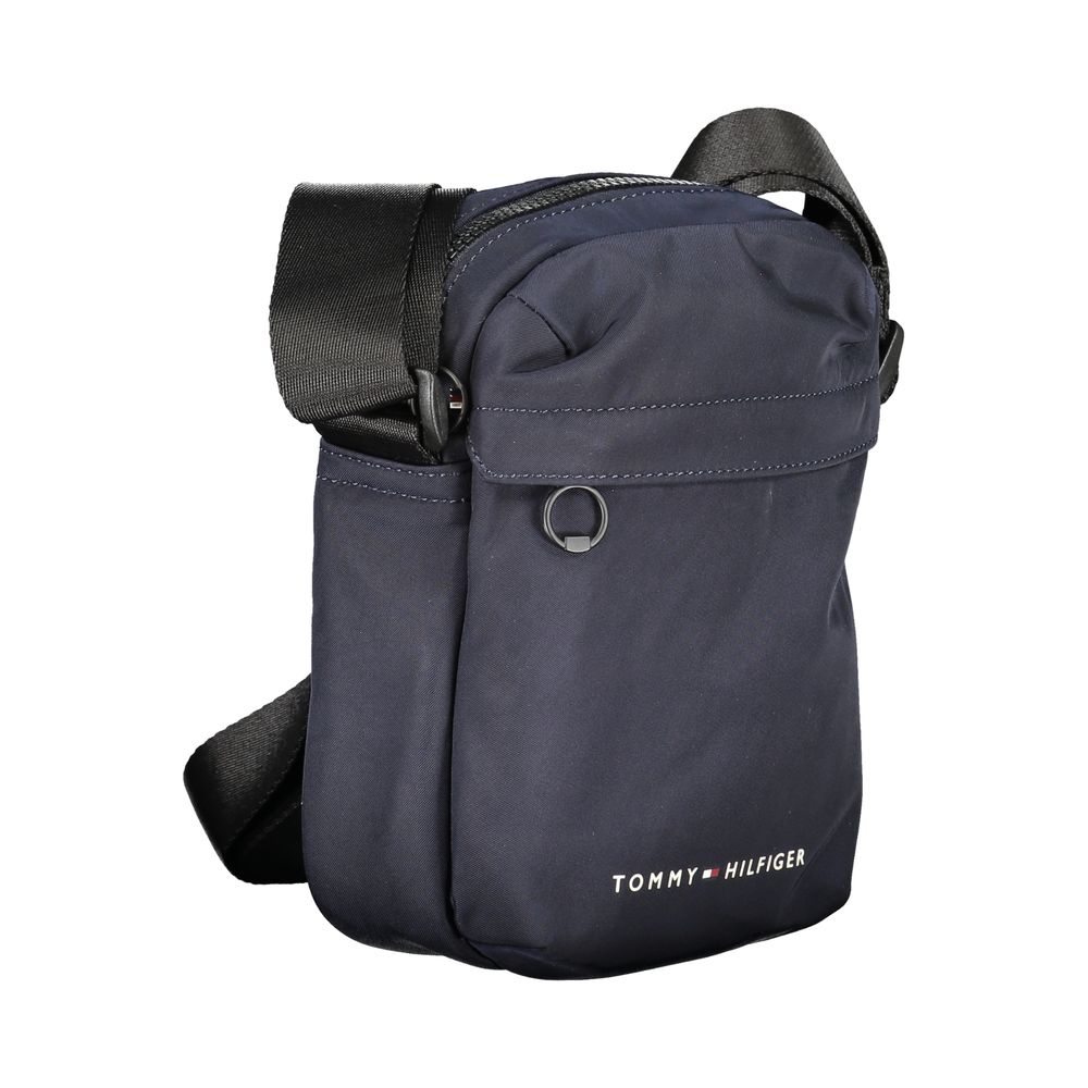 Geantă de umăr Tommy Hilfiger albastră din poliester