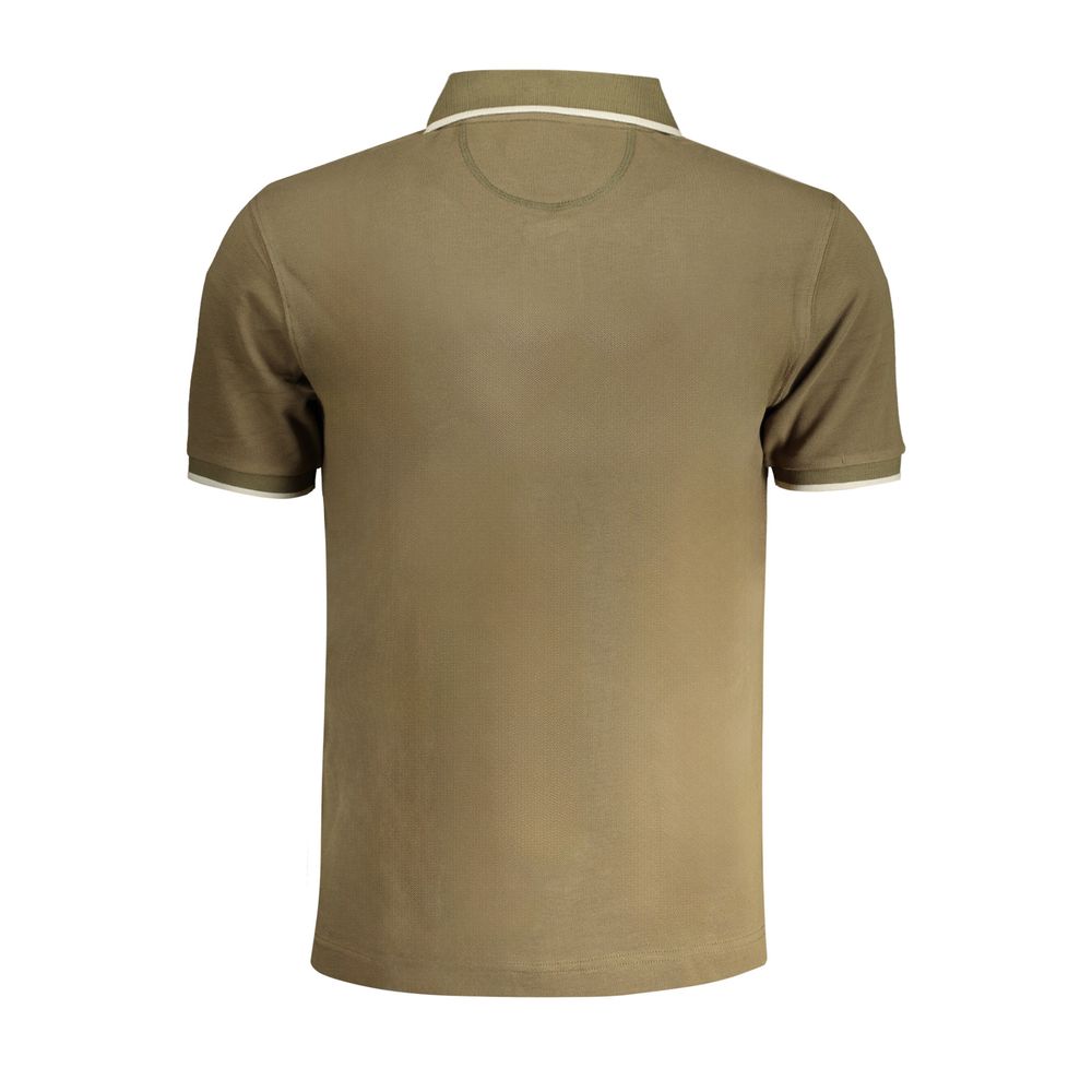 Tricou polo din bumbac verde La Martina