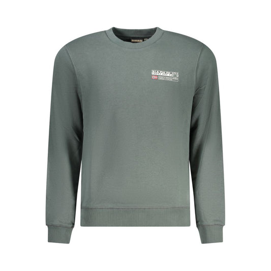 Napapijri Green Cotton Sweatshirt
