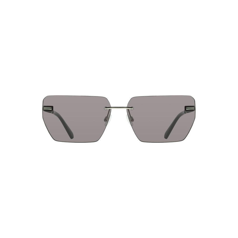 Calvin Klein Gray Metal Men Sunglasses