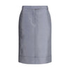 Thom Browne Gray Wool Midi Skirt