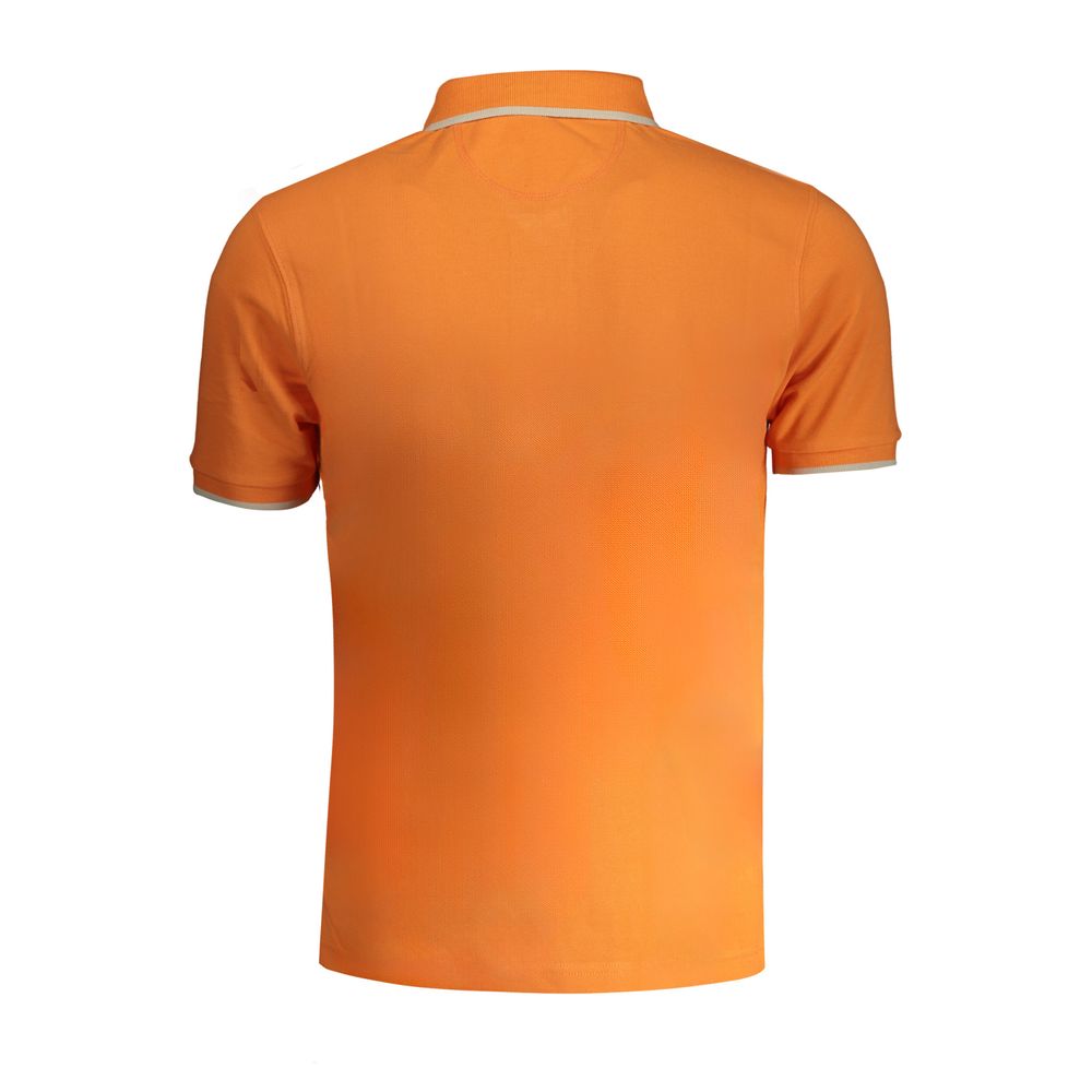 Tricou polo din bumbac portocaliu La Martina