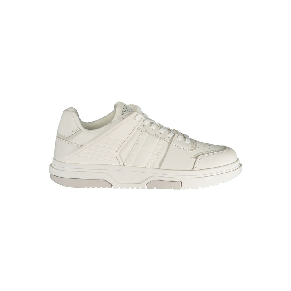 Pantofi sport Tommy Hilfiger din piele albă pentru bărbați