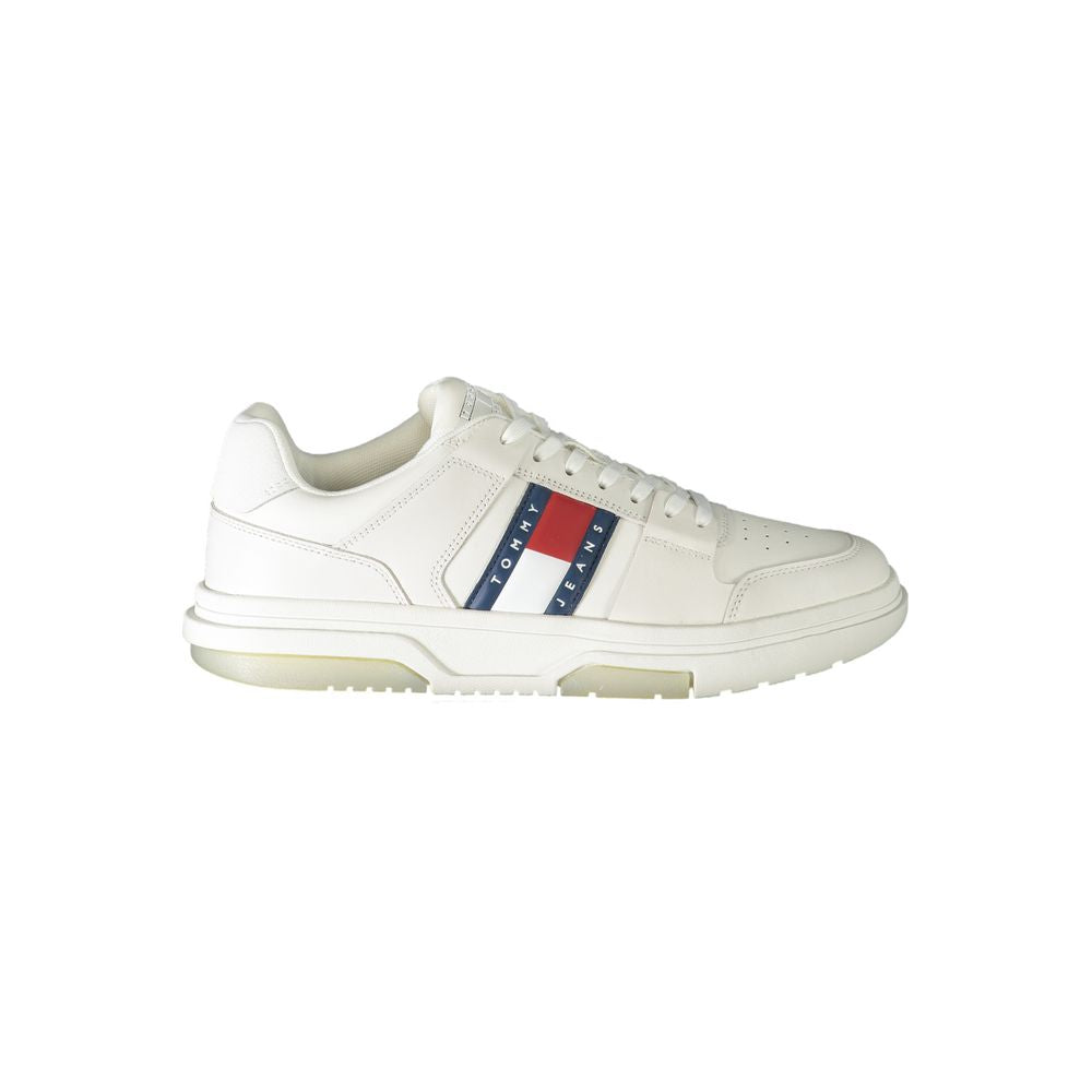 Pantofi sport Tommy Hilfiger din piele albă pentru bărbați