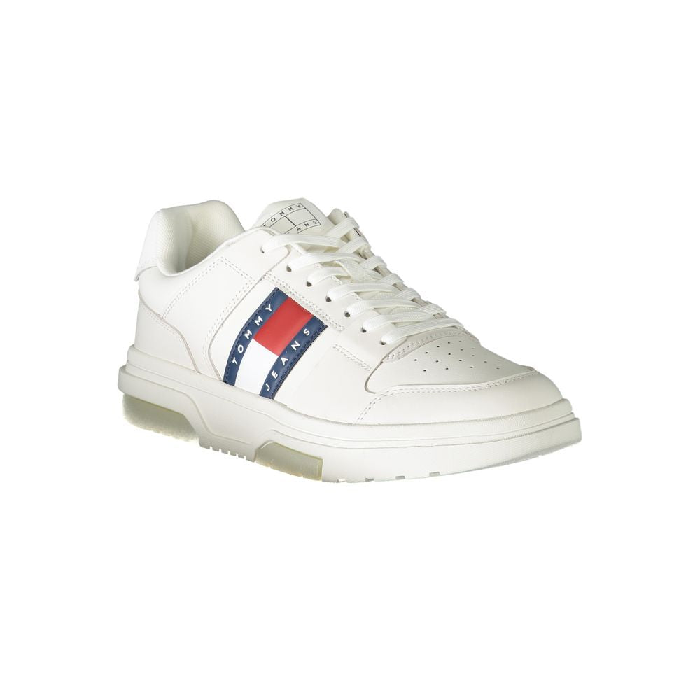 Pantofi sport Tommy Hilfiger din piele albă pentru bărbați