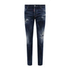 Dsquared² Blue Cotton Men Slim Jean