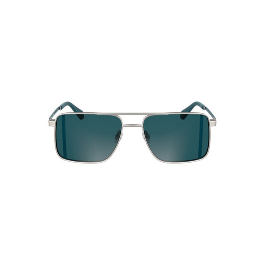 Calvin Klein Gray Metal Men Sunglass