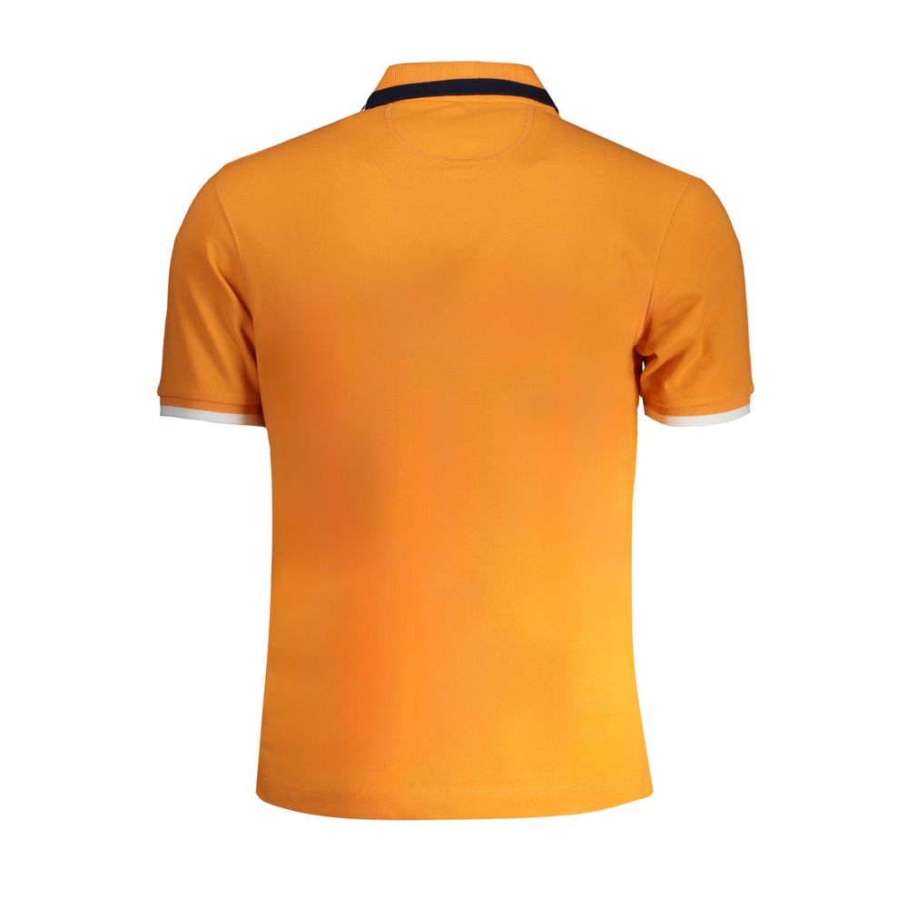 Tricou polo din bumbac portocaliu La Martina