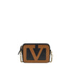Valentino Garavani Black Calf Leather Bos Taurus Shoulder Bag